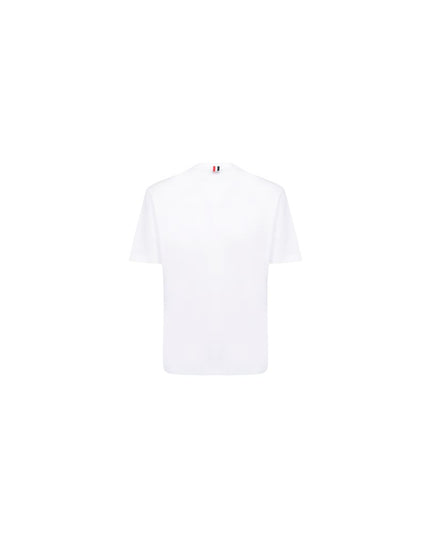 Thom Browne White Cotton T-Shirt