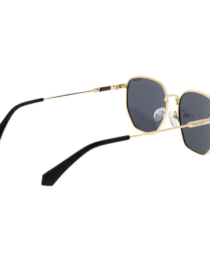 Polaroid Gold Metal Sunglasses