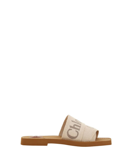 Chloé Multicolor Rubber Flat Sandals