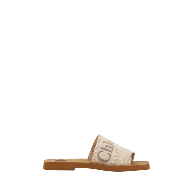Chloé Multicolor Rubber Flat Sandals