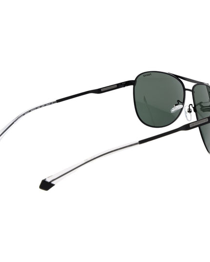 Polaroid Black Stainless Steel Sunglasses