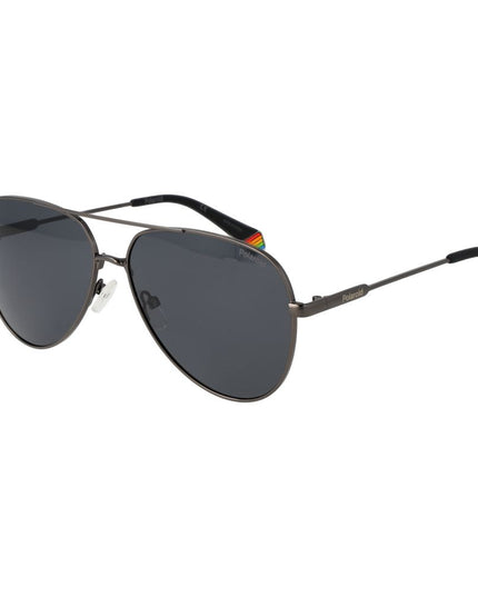 Polaroid Gray Metal Sunglasses