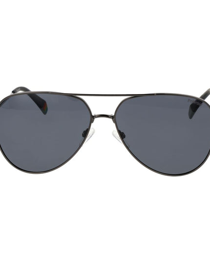 Polaroid Gray Metal Sunglasses