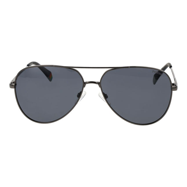 Polaroid Gray Metal Sunglasses