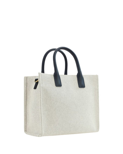 Versace Cream Cotton Shoulder Bag