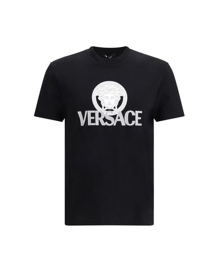 Versace Black Cotton T-Shirt