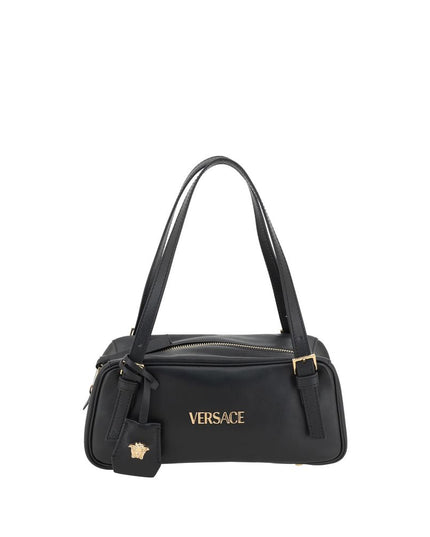 Versace Black Lamb Ovis Aries Aries Shoulder Bag
