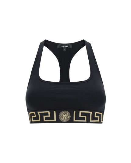 Versace Black Cotton Top