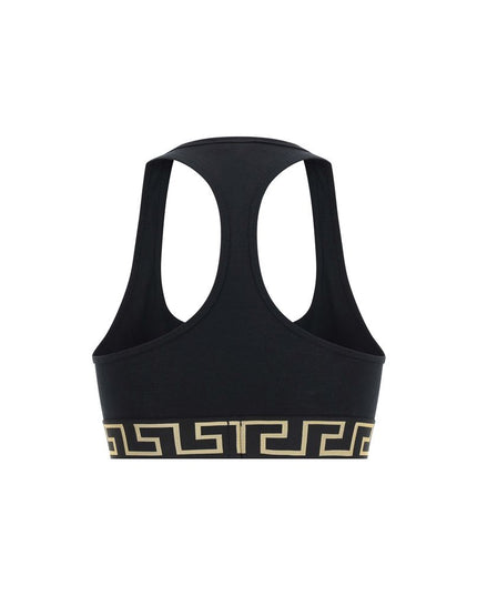 Versace Black Cotton Top