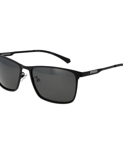Polaroid Black Metal Sunglasses
