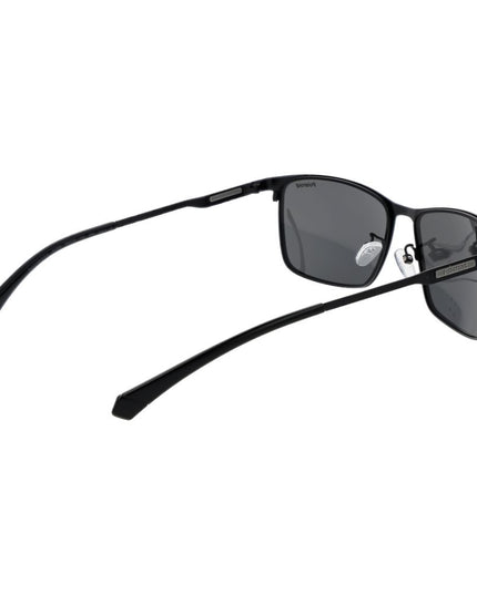 Polaroid Black Metal Sunglasses