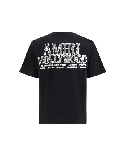 Amiri Black Cotton T-Shirt