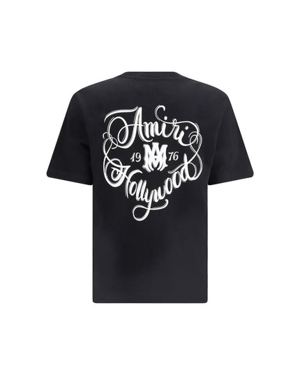 Amiri Black Cotton T-Shirt