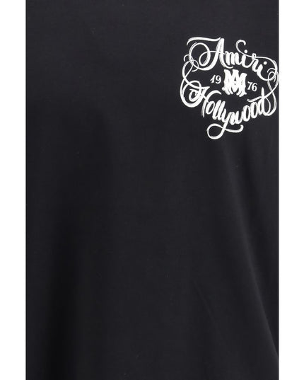 Amiri Black Cotton T-Shirt