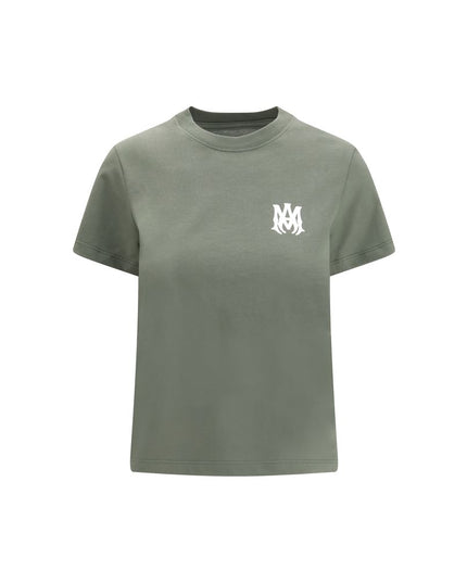 Amiri Green Cotton T-Shirt