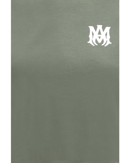 Amiri Green Cotton T-Shirt