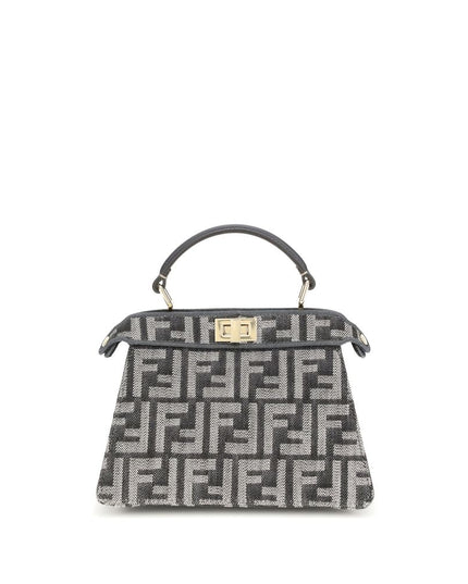 Fendi Blue Fabric Shoulder Bag