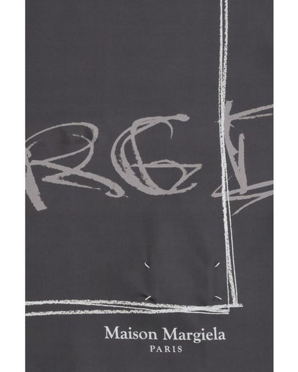 Margiela Gray Silk Scarf