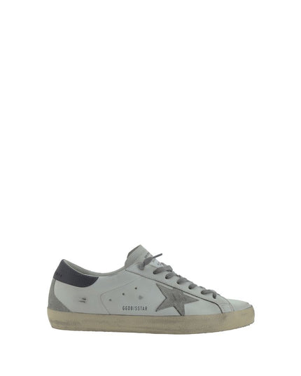 Golden Goose White Calf Leather Bos Taurus Low Top Sneakers