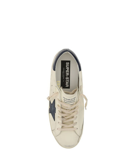 Golden Goose White Goatskin Low Top Sneakers
