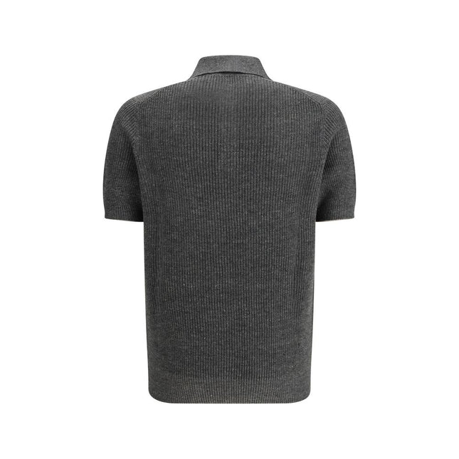 Brunello Cucinelli Gray Cotton Sweatshirt
