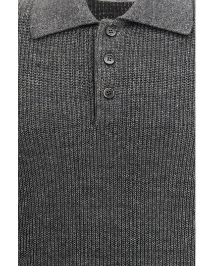 Brunello Cucinelli Gray Cotton Sweatshirt