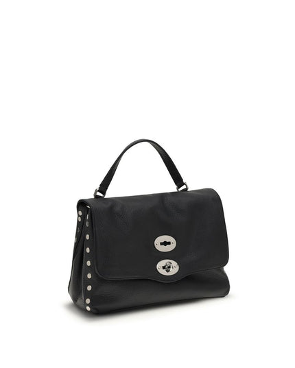 Zanellato Blue Calf Leather Bos Taurus Shoulder Bag