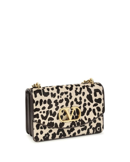 Valentino Garavani Multicolor Calf Leather Bos Taurus Shoulder Bag