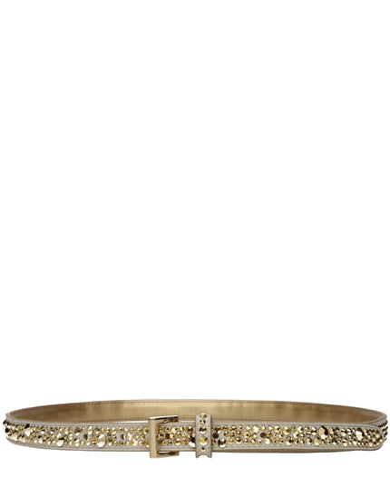 Prada Gold Leather Regular Belt