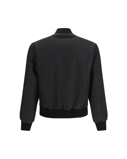 Versace Black Polyamide Bomber