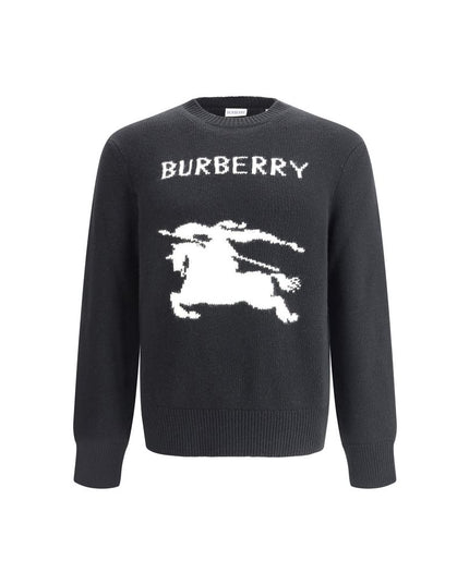 Burberry Black Wool Sweatshirt