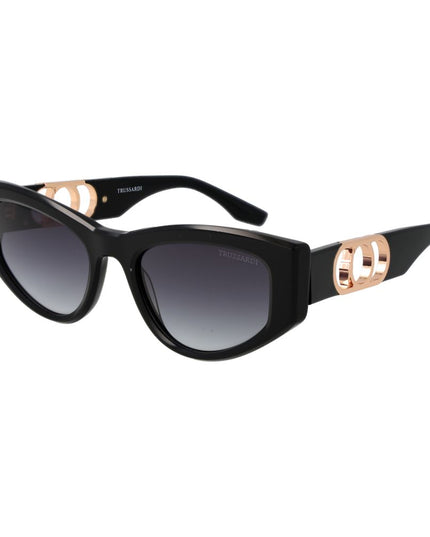 Trussardi Black Acetate Sunglasses