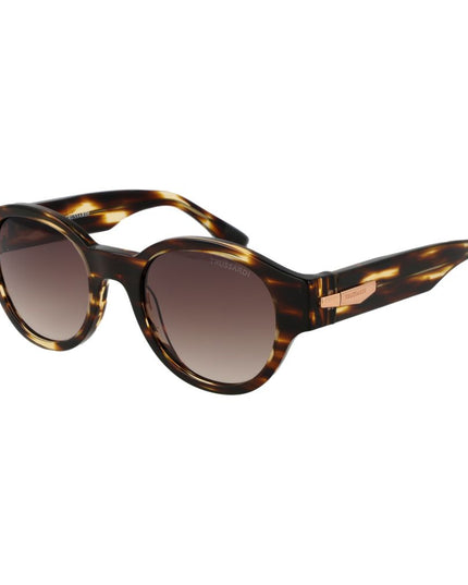 Trussardi Brown Acetate Sunglasses