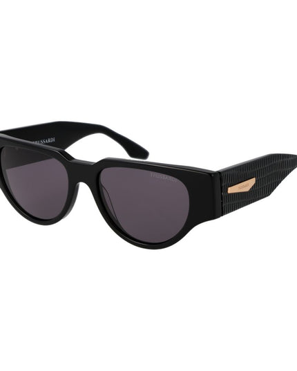 Trussardi Black Acetate Sunglasses