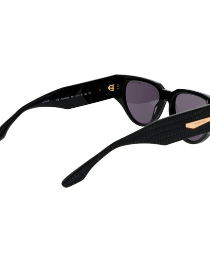 Trussardi Black Acetate Sunglasses