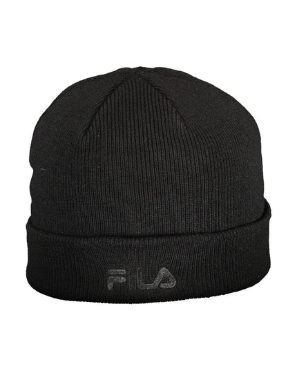 Fila Black Polyacrylic Men Cap