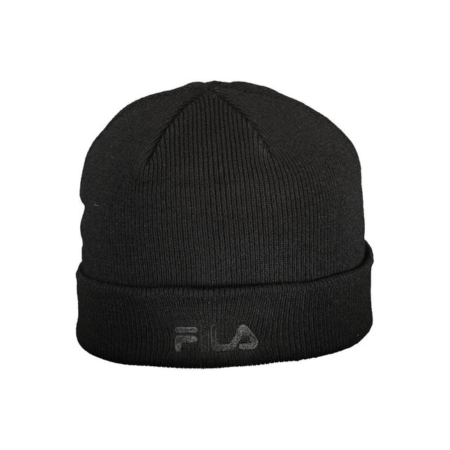 Fila Black Polyacrylic Men Cap