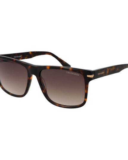 Trussardi Brown Acetate Sunglasses