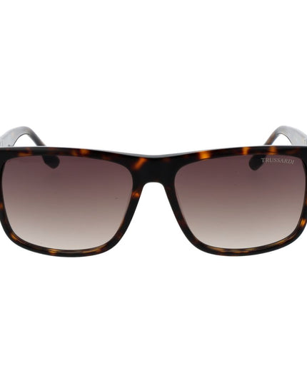 Trussardi Brown Acetate Sunglasses