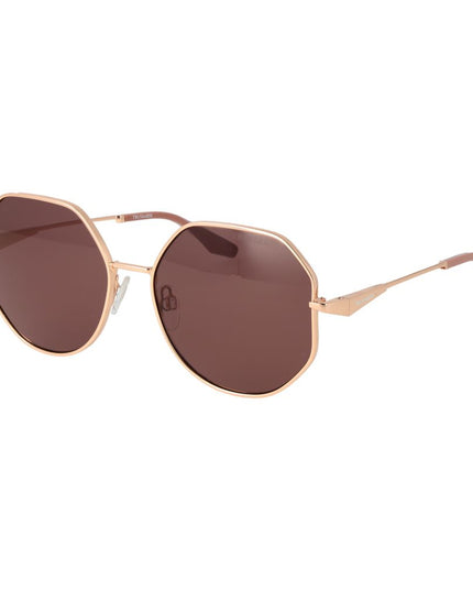 Trussardi Rose Gold Metal Sunglasses