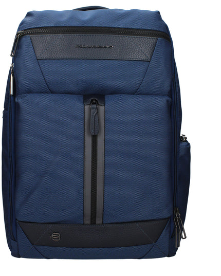Piquadro Blue Fabric Backpack