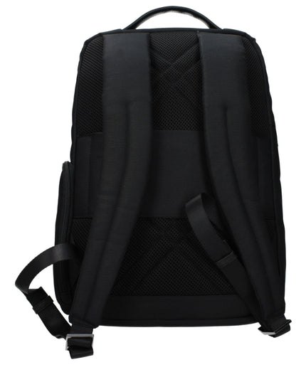 Piquadro Black Fabric Backpack