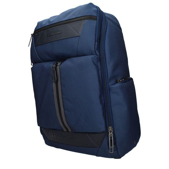 Piquadro Blue Fabric Backpack