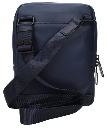 Piquadro Blue Leather Crossbody Bag