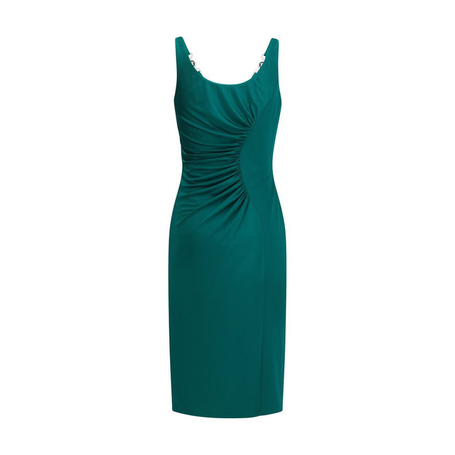Versace Green Viscose Casual Dress